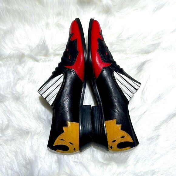 Mootsie Tootsie Color Block Western Genuine leather Shoe Boots Size 9.  B79 - Picture 5 of 9